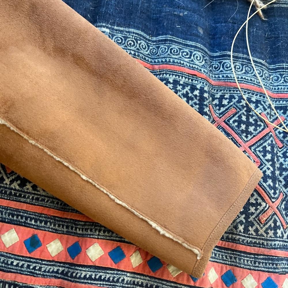 Urban Outfitters Tan faux leather and faux fur Jacket. - Picture 6 of 7